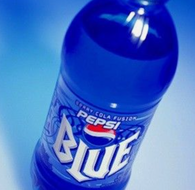 Pepsi Blue from Pinterest