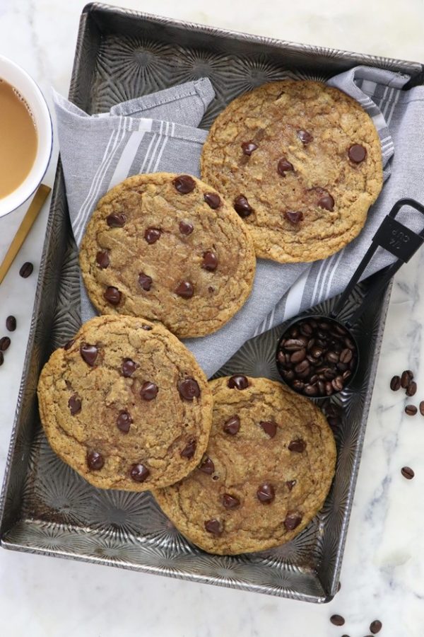 1 Bowl Vegan Espresso Chocolate Chip Cookies