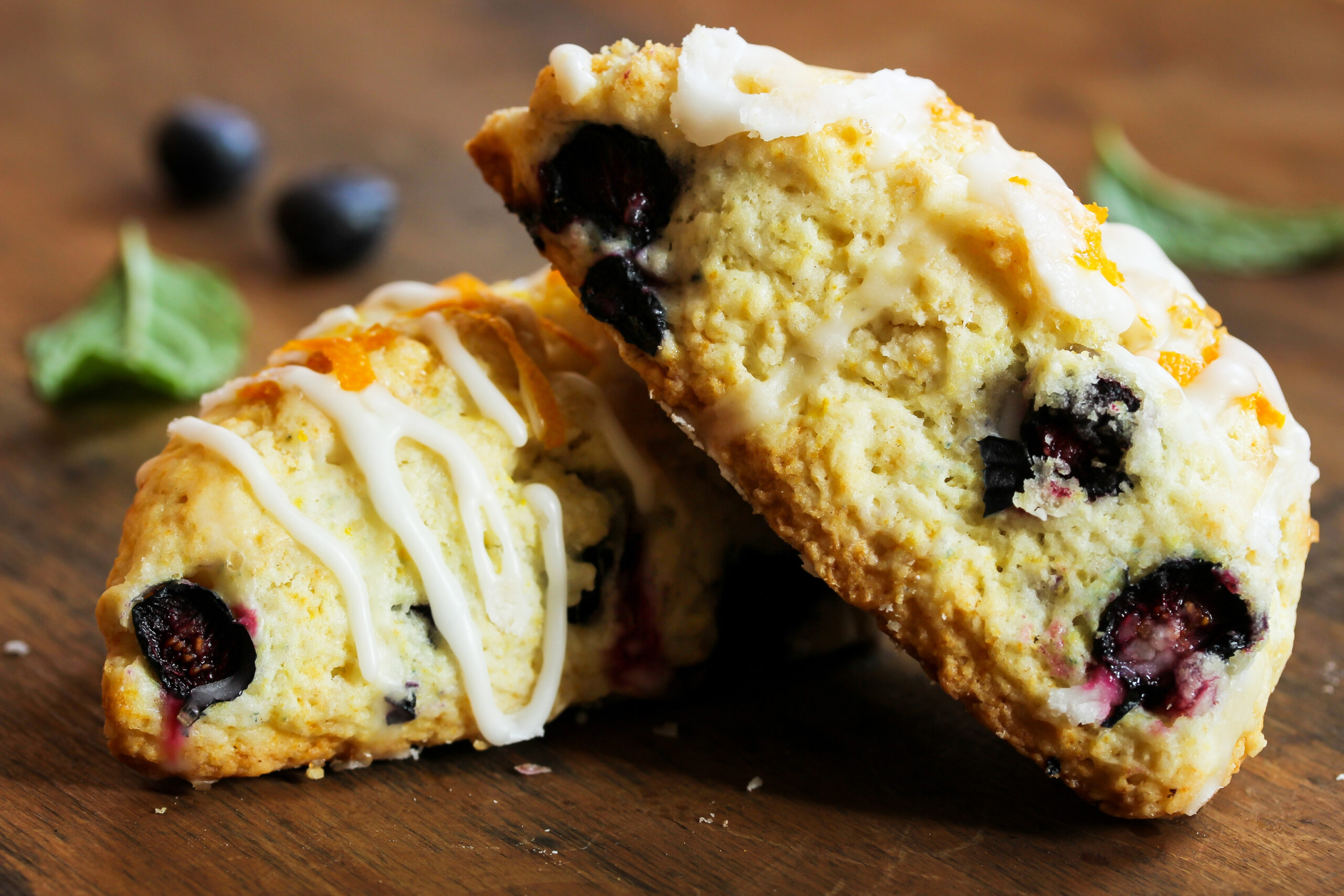 Blueberry scone homemade