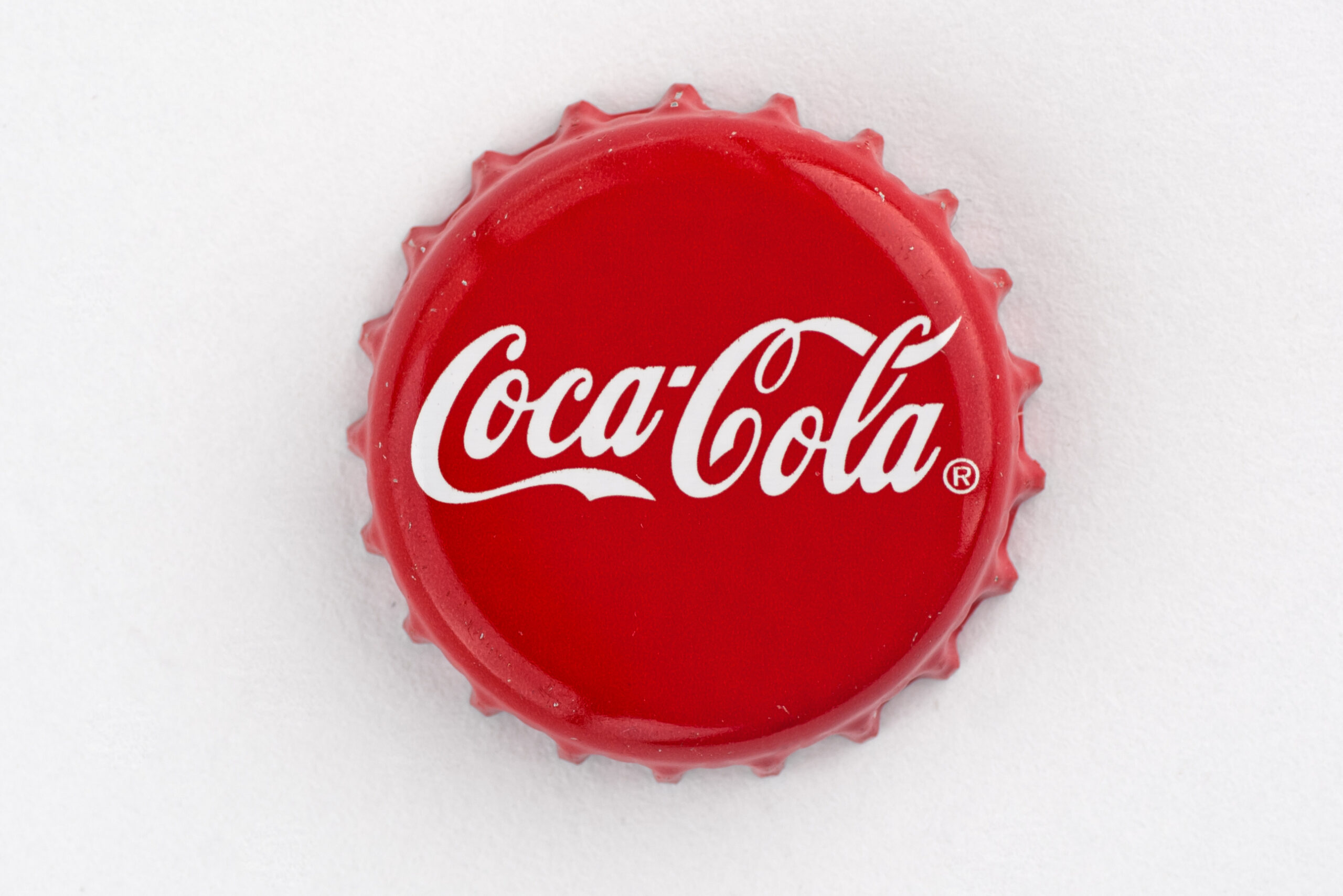 "Muenster, Germany - September 10, 2011: Coca cola bottle cap"