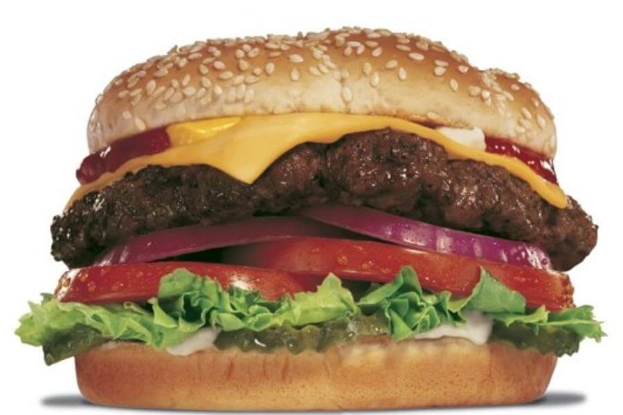 Hardee's thick burger