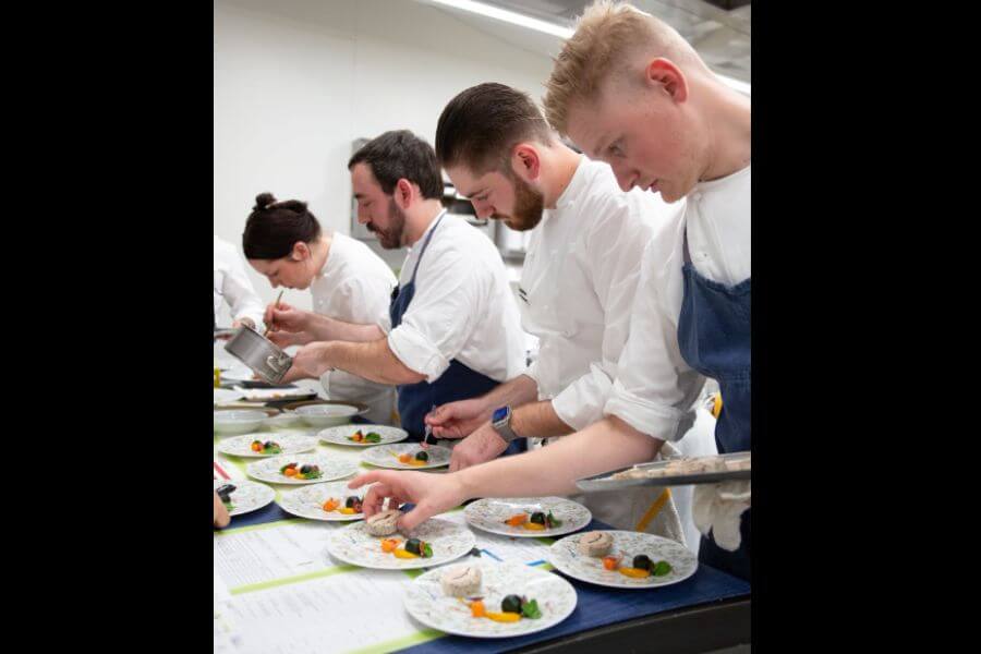 chefs in kitchen