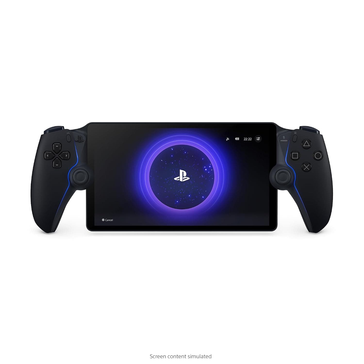 PlayStation 5 Portal Remote Player handheld gaming device in midnight black
