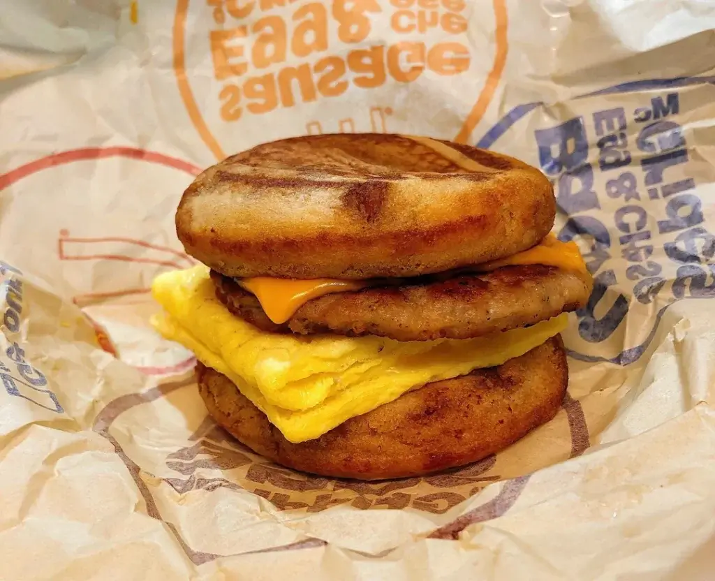 Sausage Egg and Cheese McGriddle