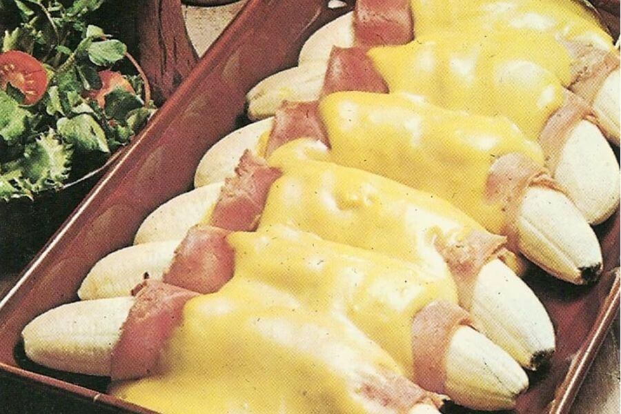 Ham and Banana Hollandaise