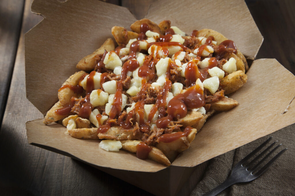 Poutine de cerdo