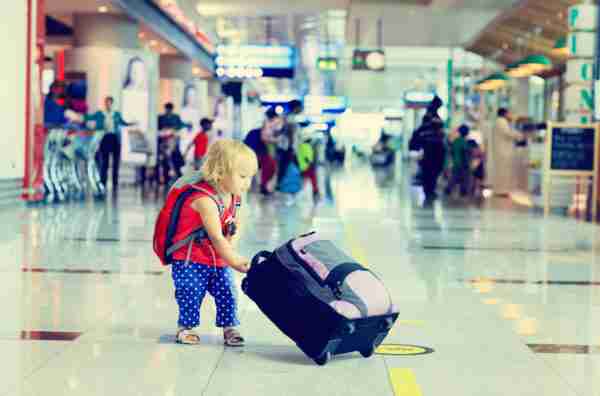 Toddler traveling