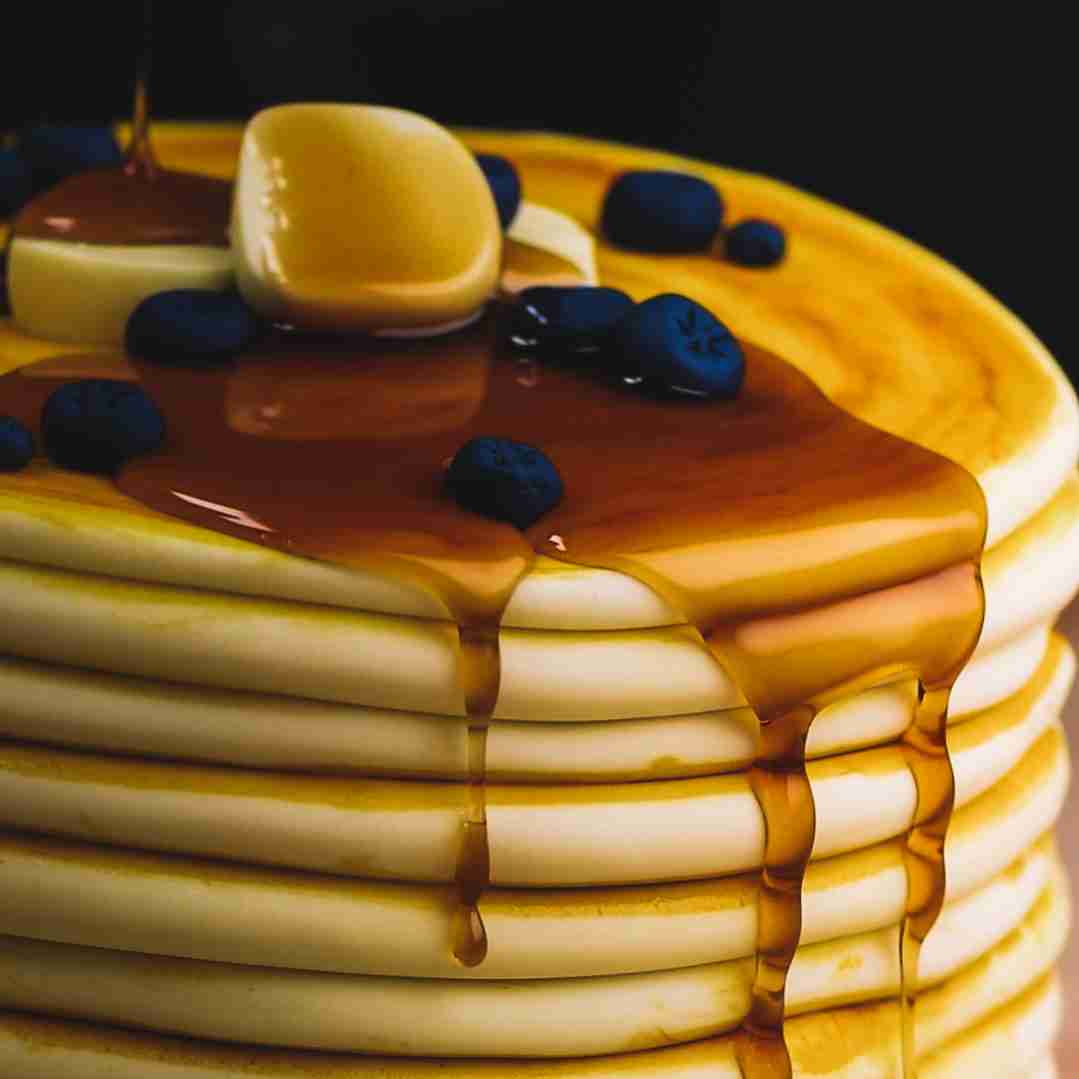 Download Stack Of Blueberry Pancakes Cake