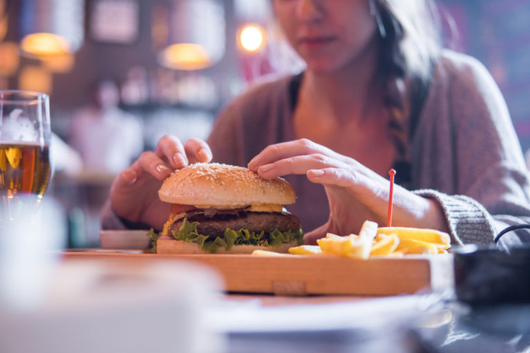 razor blade burger