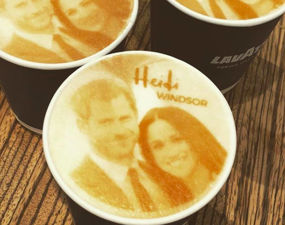 royal wedding latte