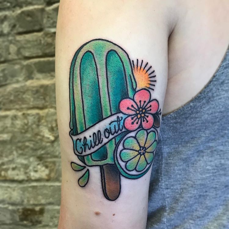 dessert tattoo