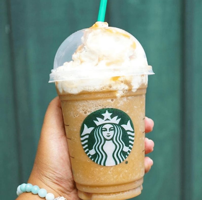 frappuccino sales down