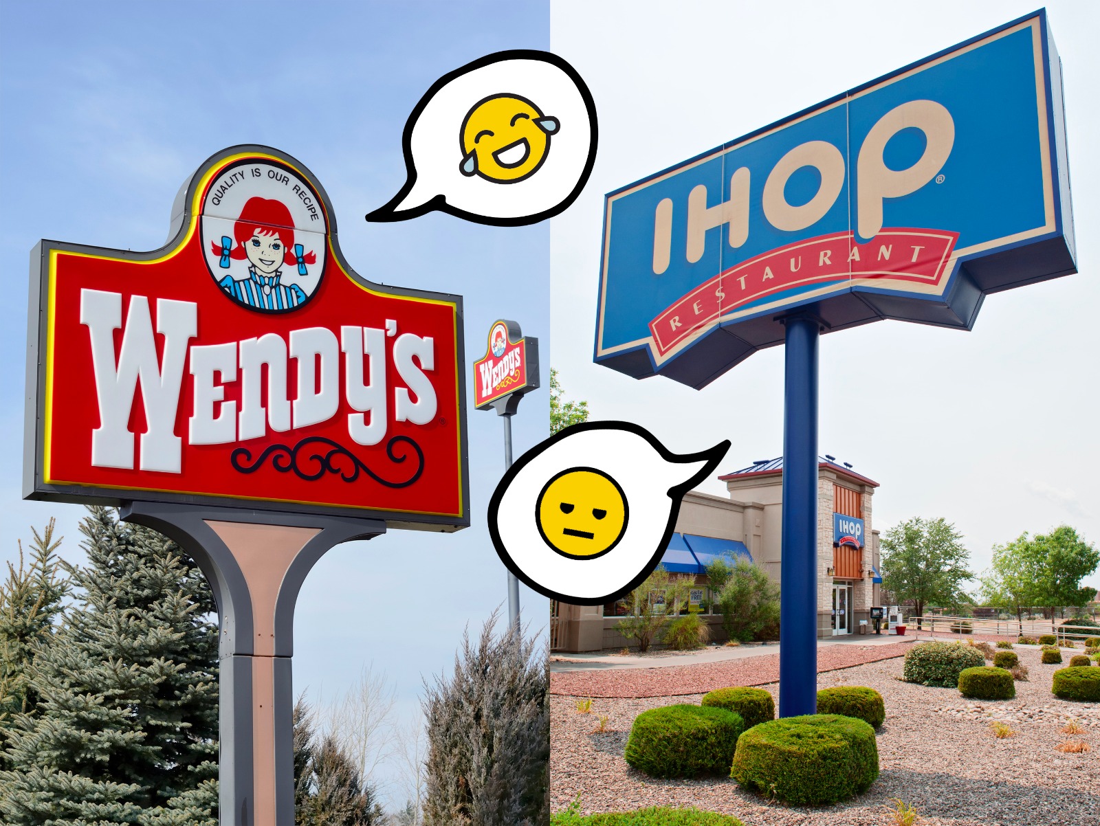 Now Wendy&#039;s Is Making Fun Of IHOP For Changing Their Name To IHOb