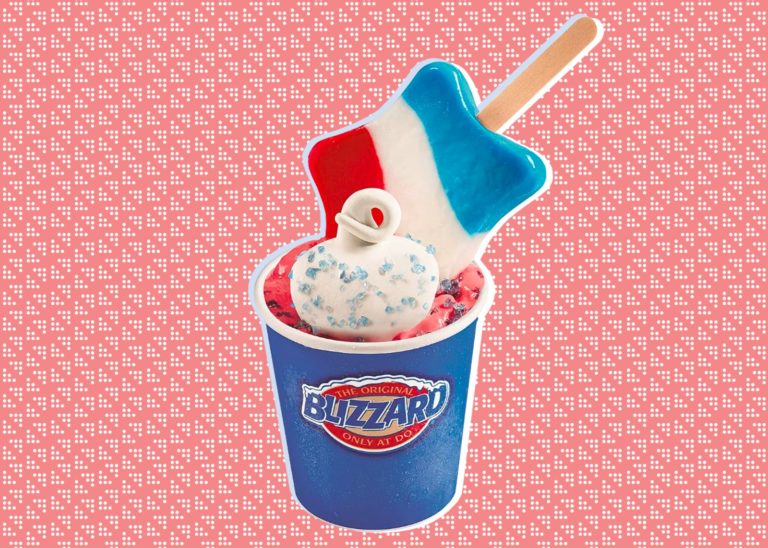 dairy queen fourth of july blizzard