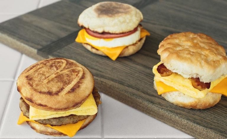 mcdonald's breakfast sandwiches