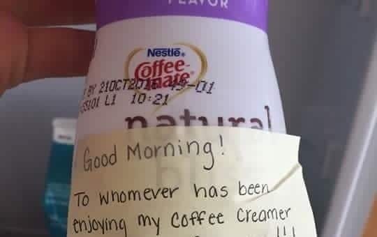 breast milk coffee creamer