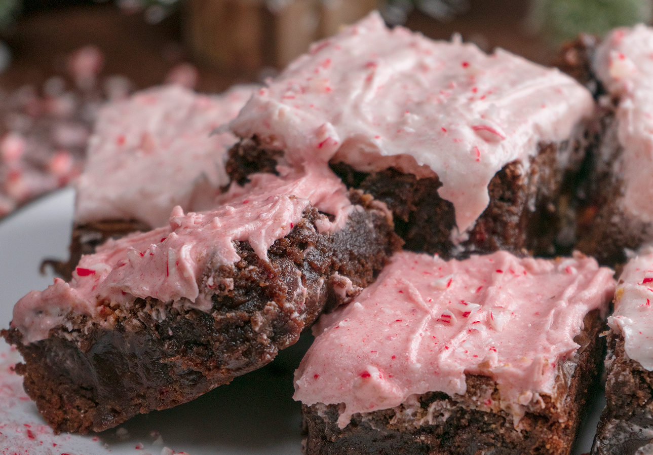 peppermint brownies