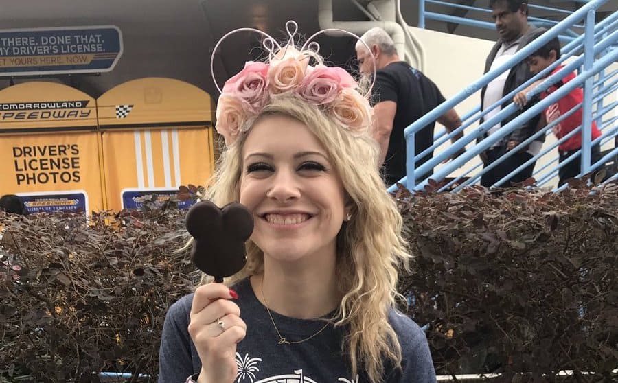 Mickey Mouse ice cream bar