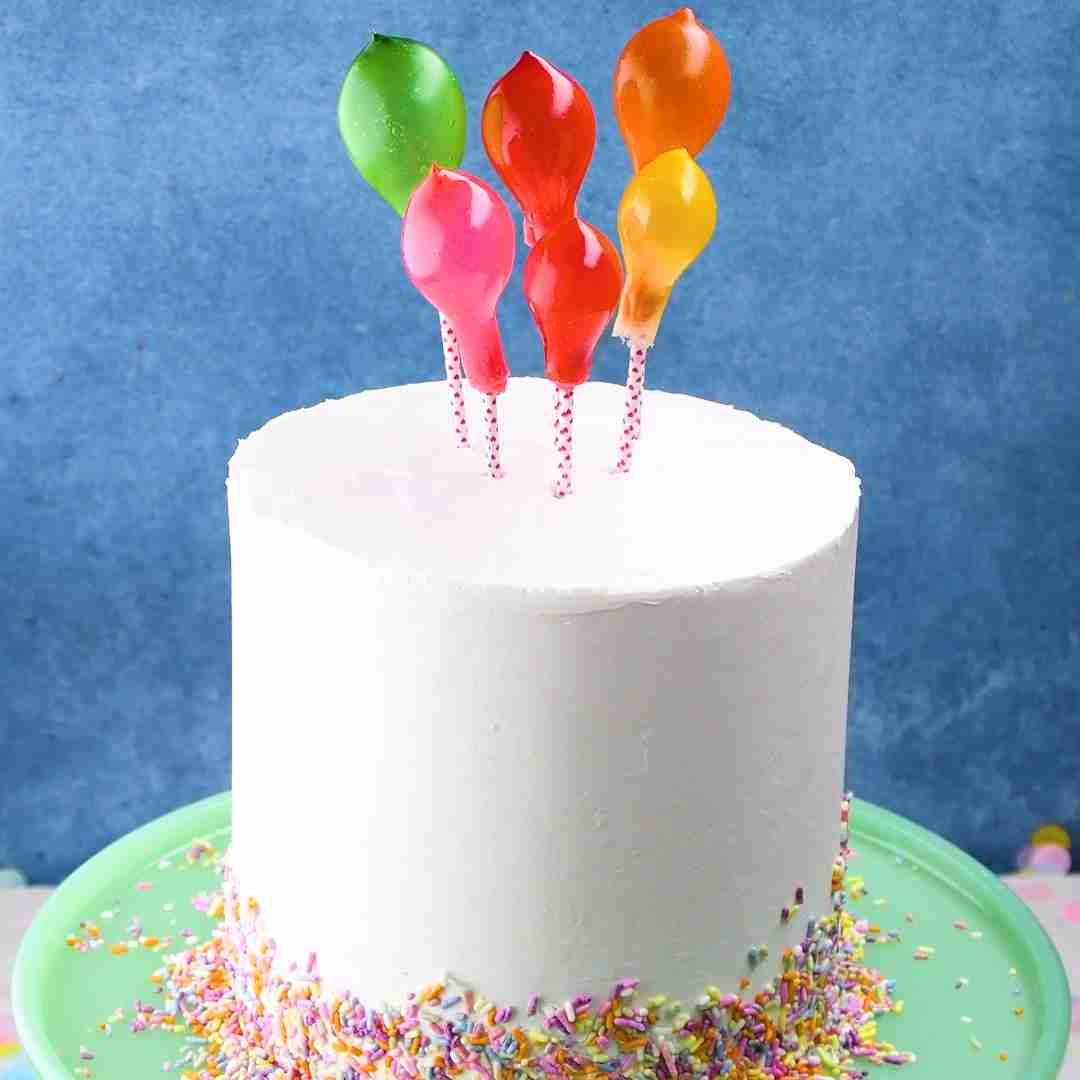 Gummy Bear Balloons Cake Decorations