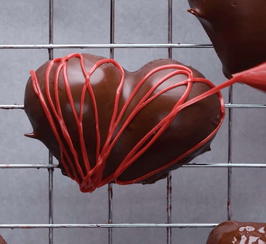 chocolate strawberry hearts