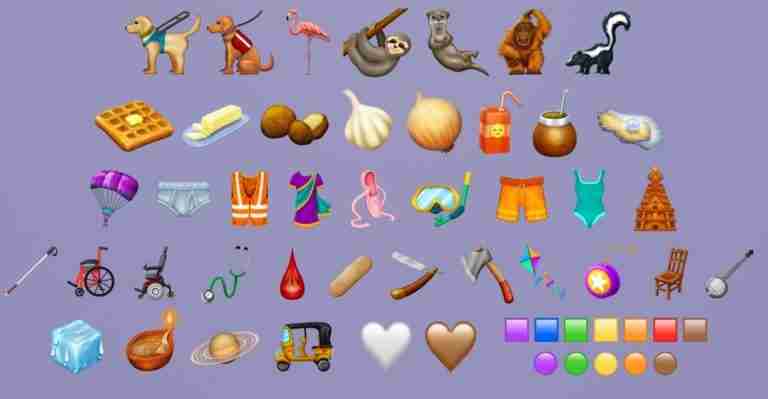 new food emojis 2019