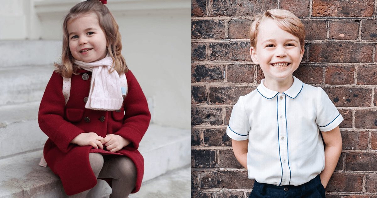 Princess Charlotte and Prince George