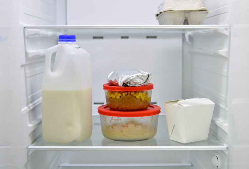 Leftovers in Refrigerator