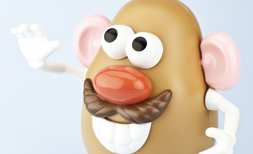 Potato head is an american toy consisting of a plastic model of a potato wh...