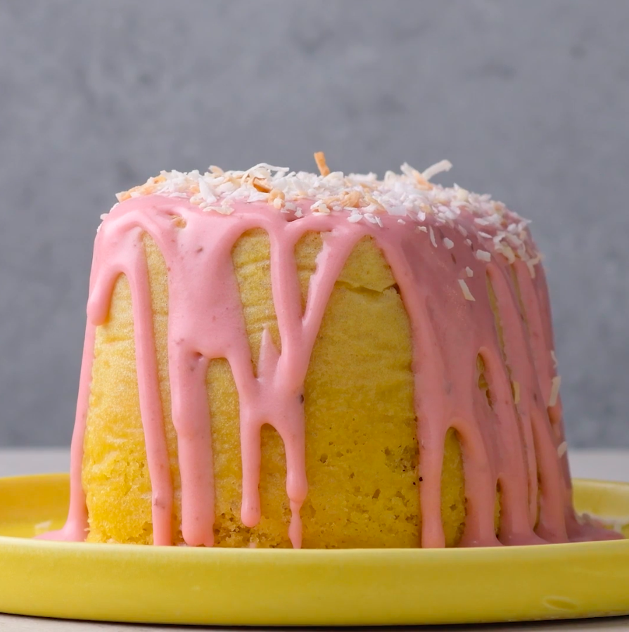 Cake in An Ice Cream Container