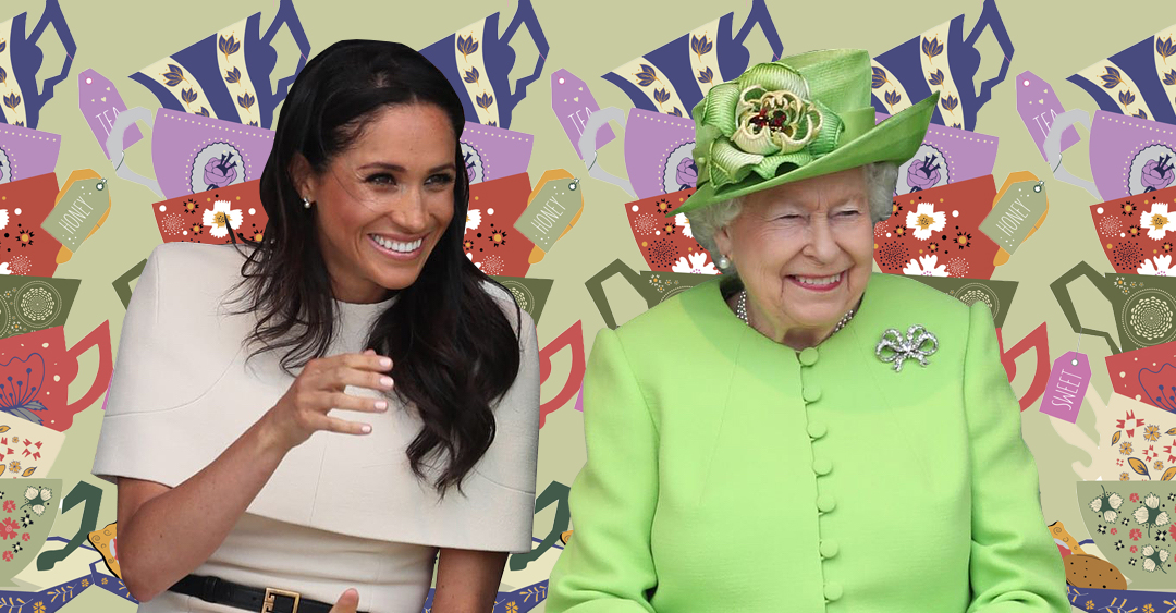 markle queen tea toast