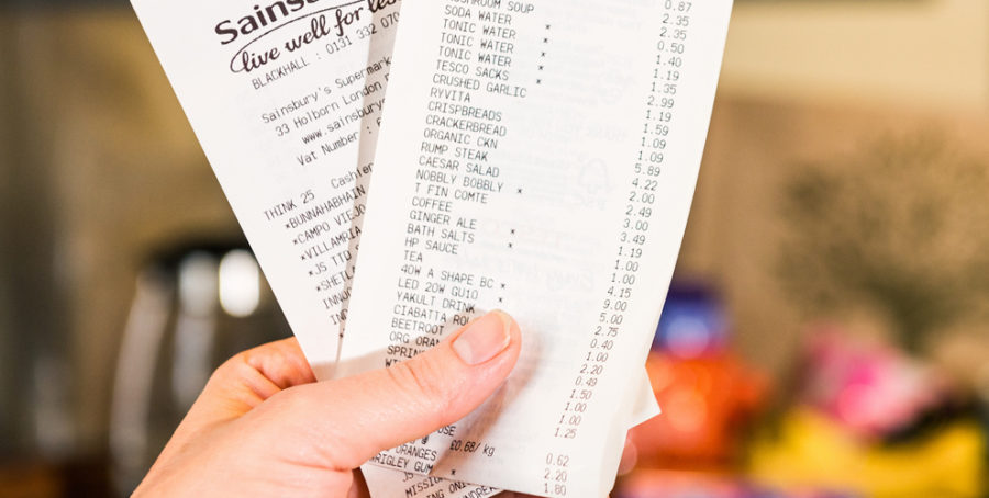 grocery bill