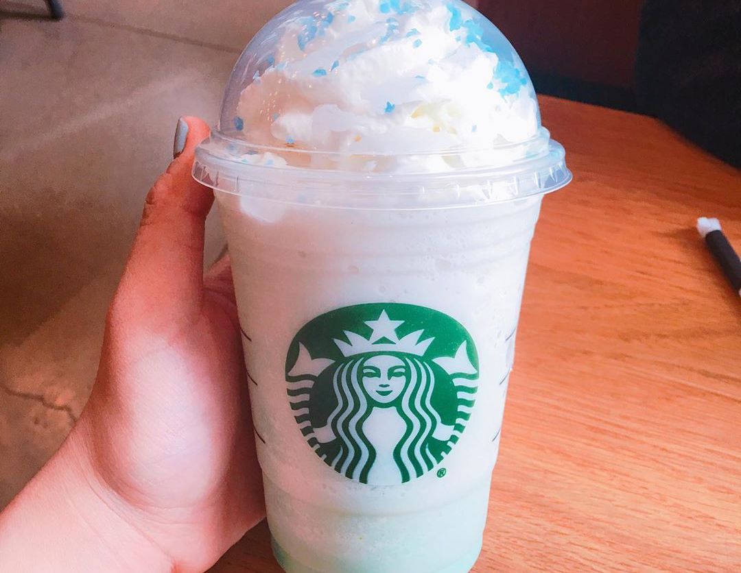 tie dye Frappuccino