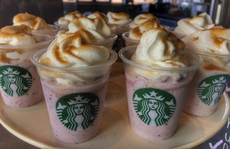 blueberry pie frappuccino