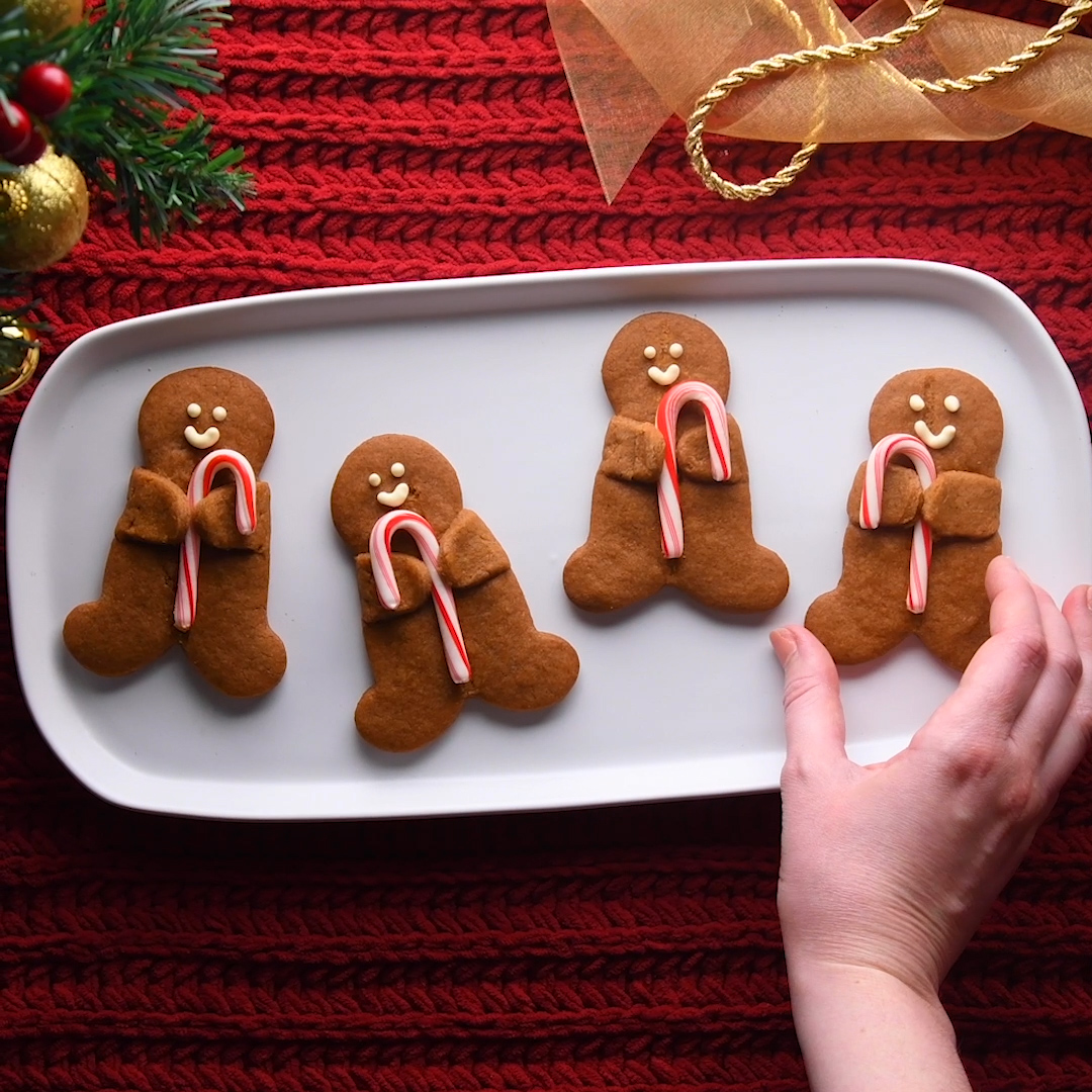 Candy Cane Gingerbread Men