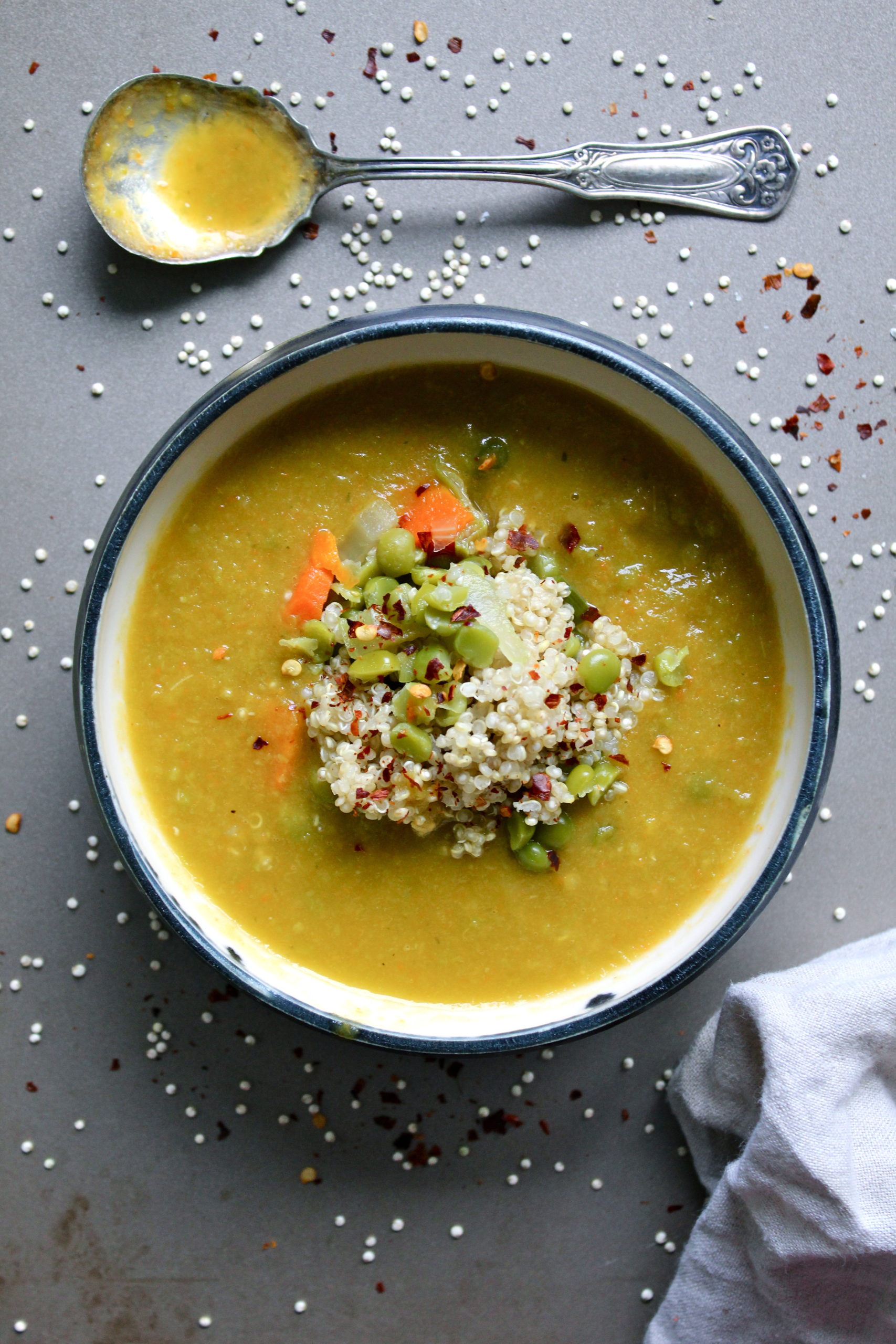 Split Pea & Quinoa Soup