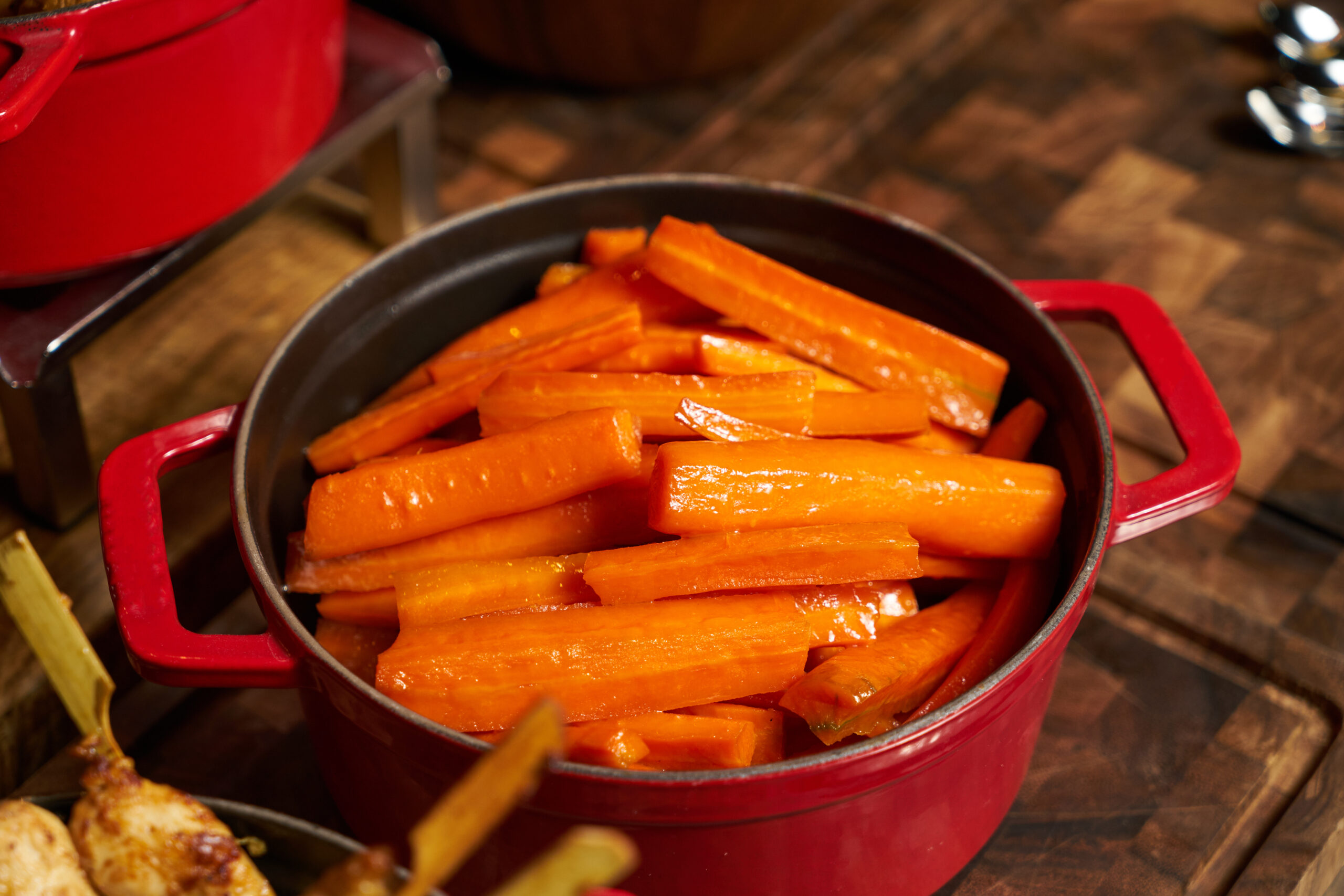 Boiled carrots for Spaghetti