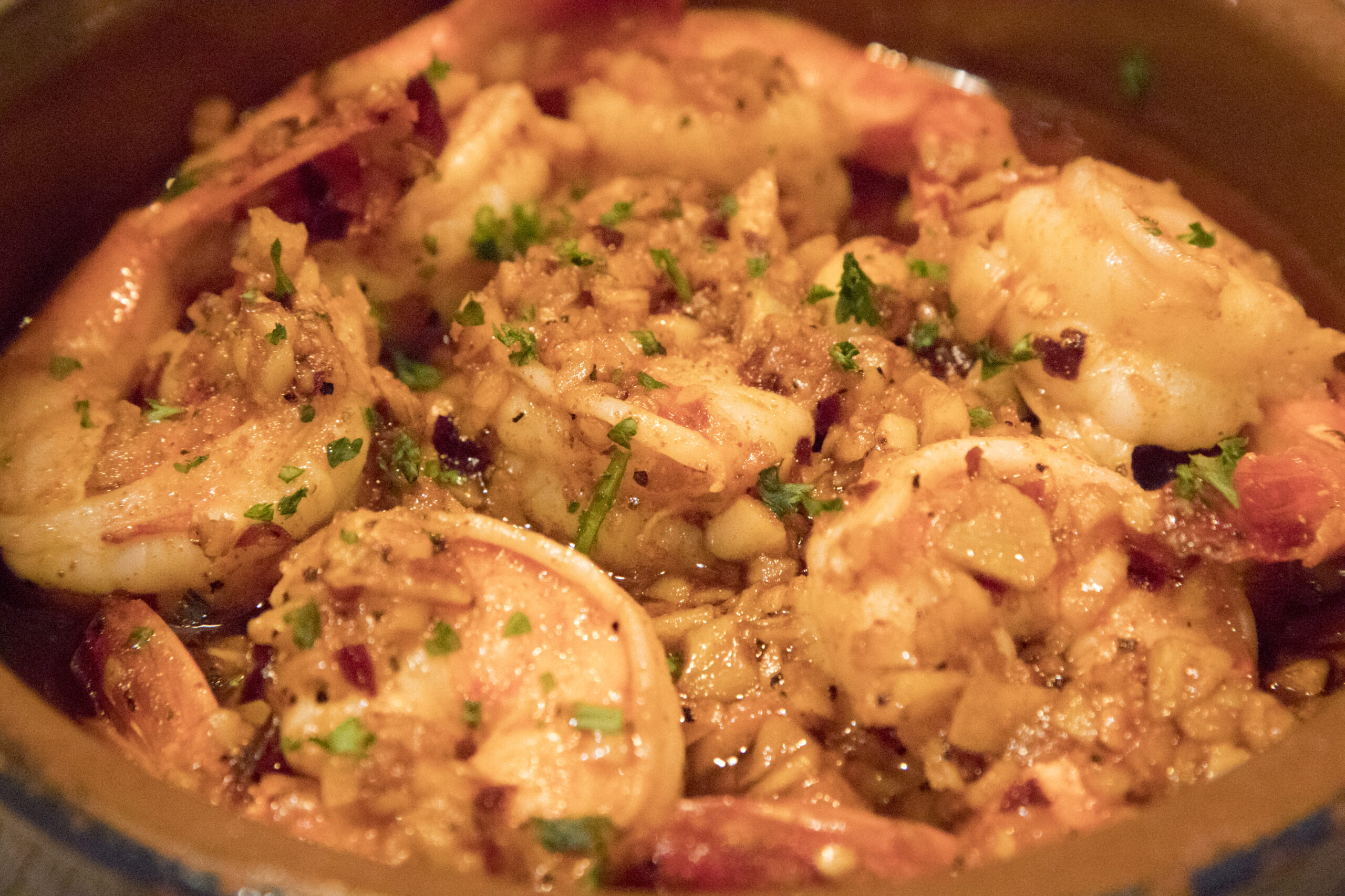 delicious prawn gambas dish