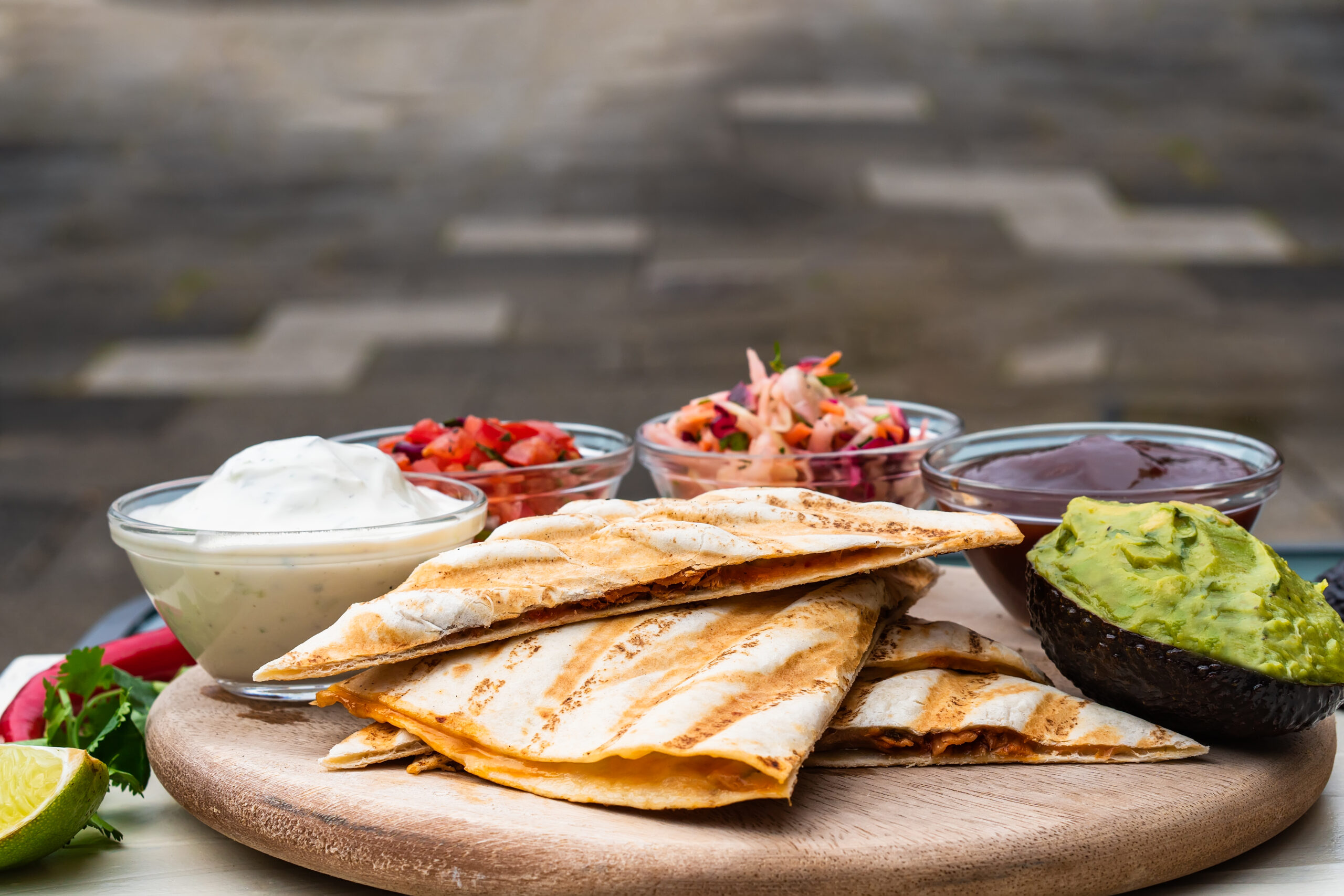 Lobster and Avocado Quesadilla