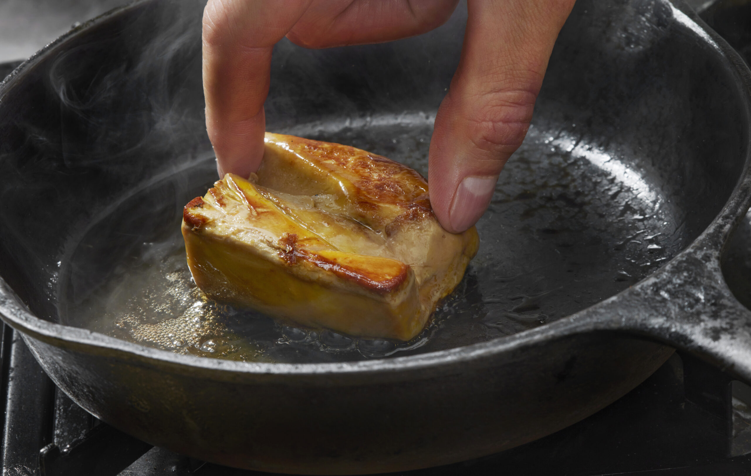 Pan Searing Foie Gras