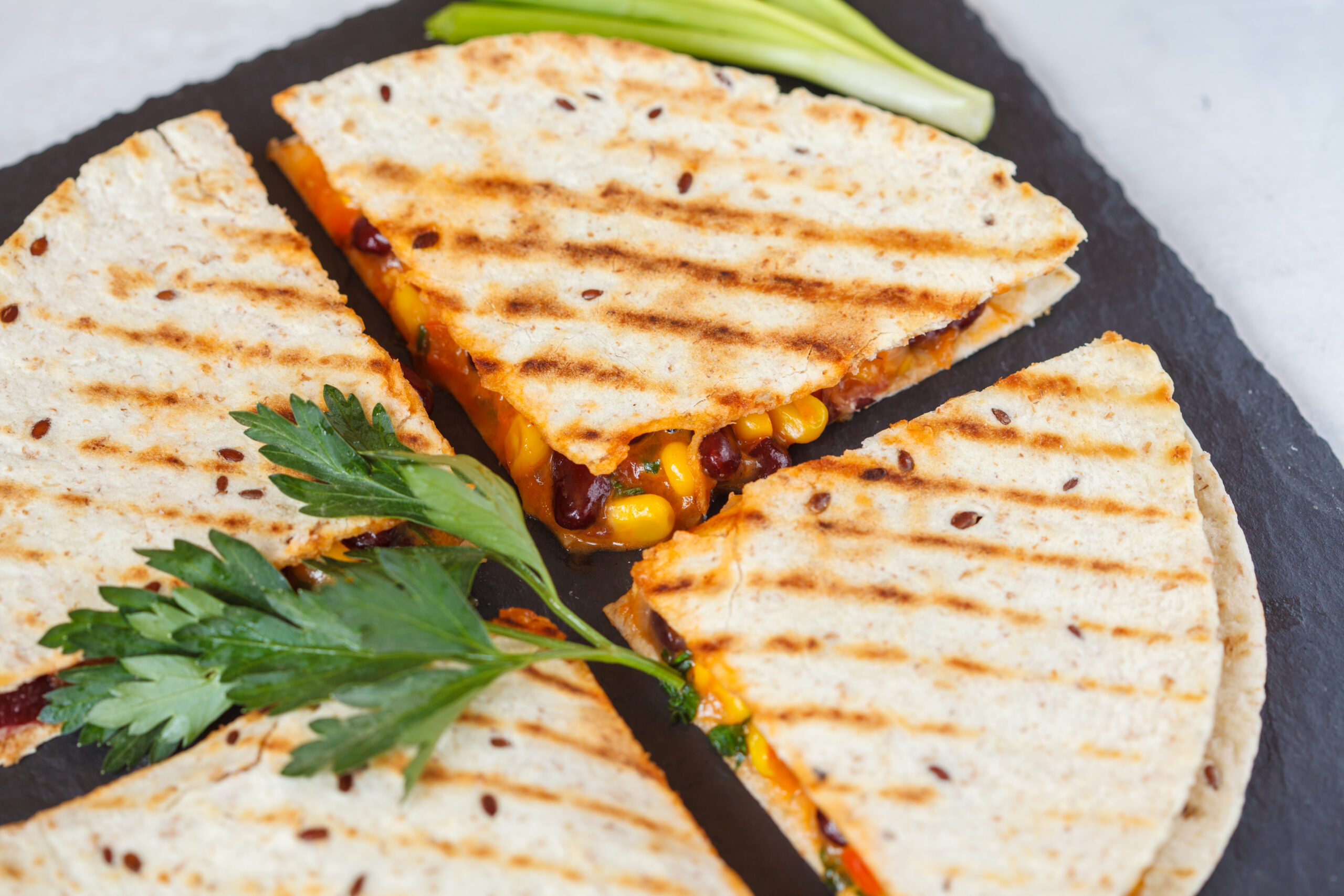 Black Bean and Corn Quesadilla