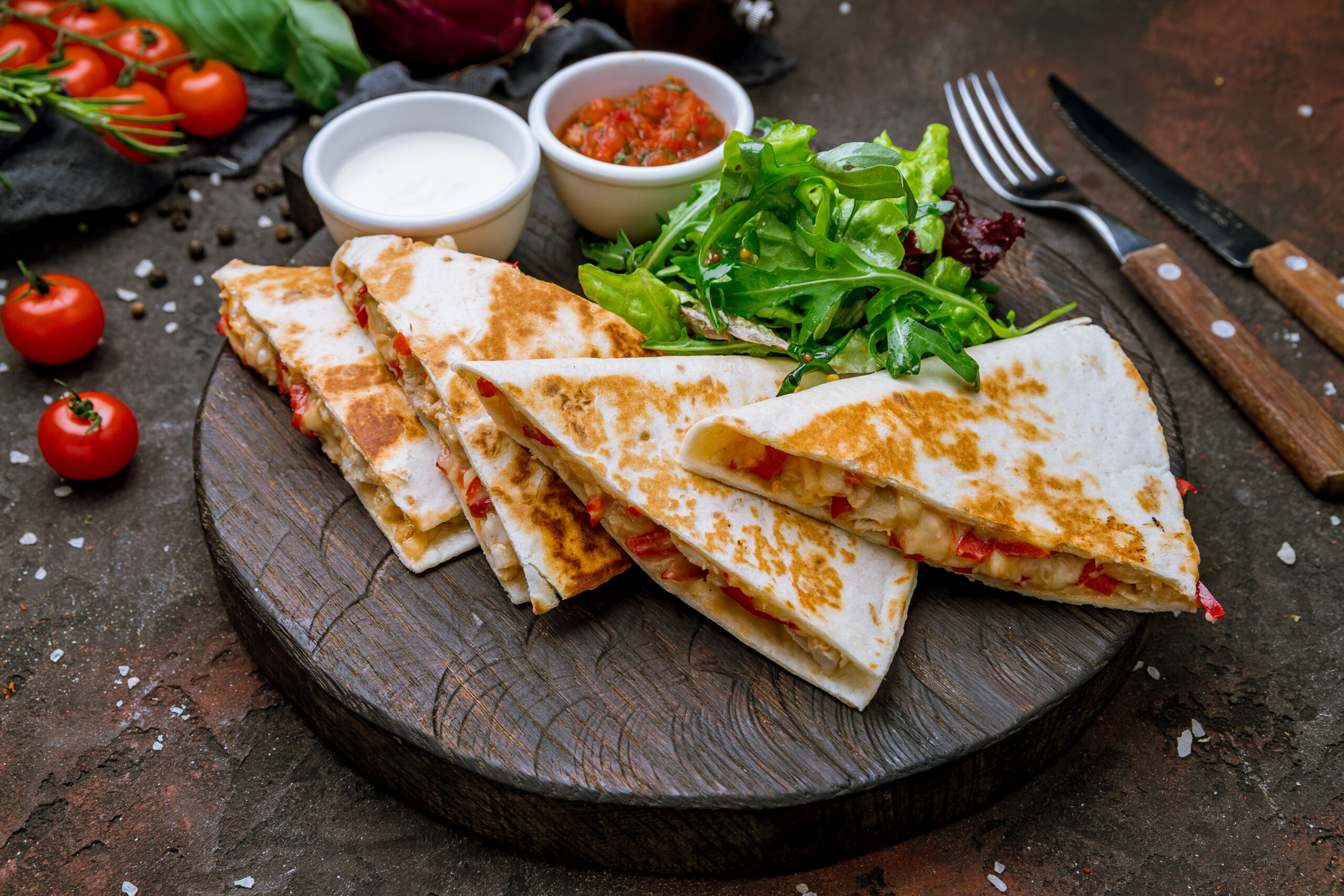 Buffalo Chicken Quesadilla