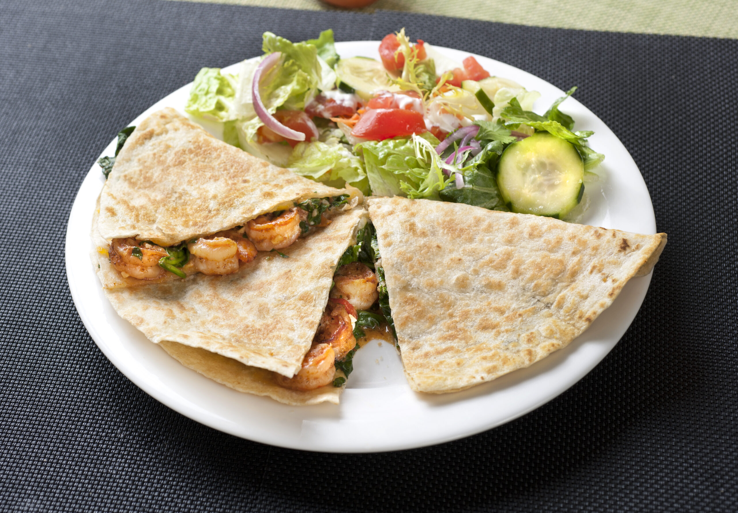 Shrimp and Avocado Quesadilla 