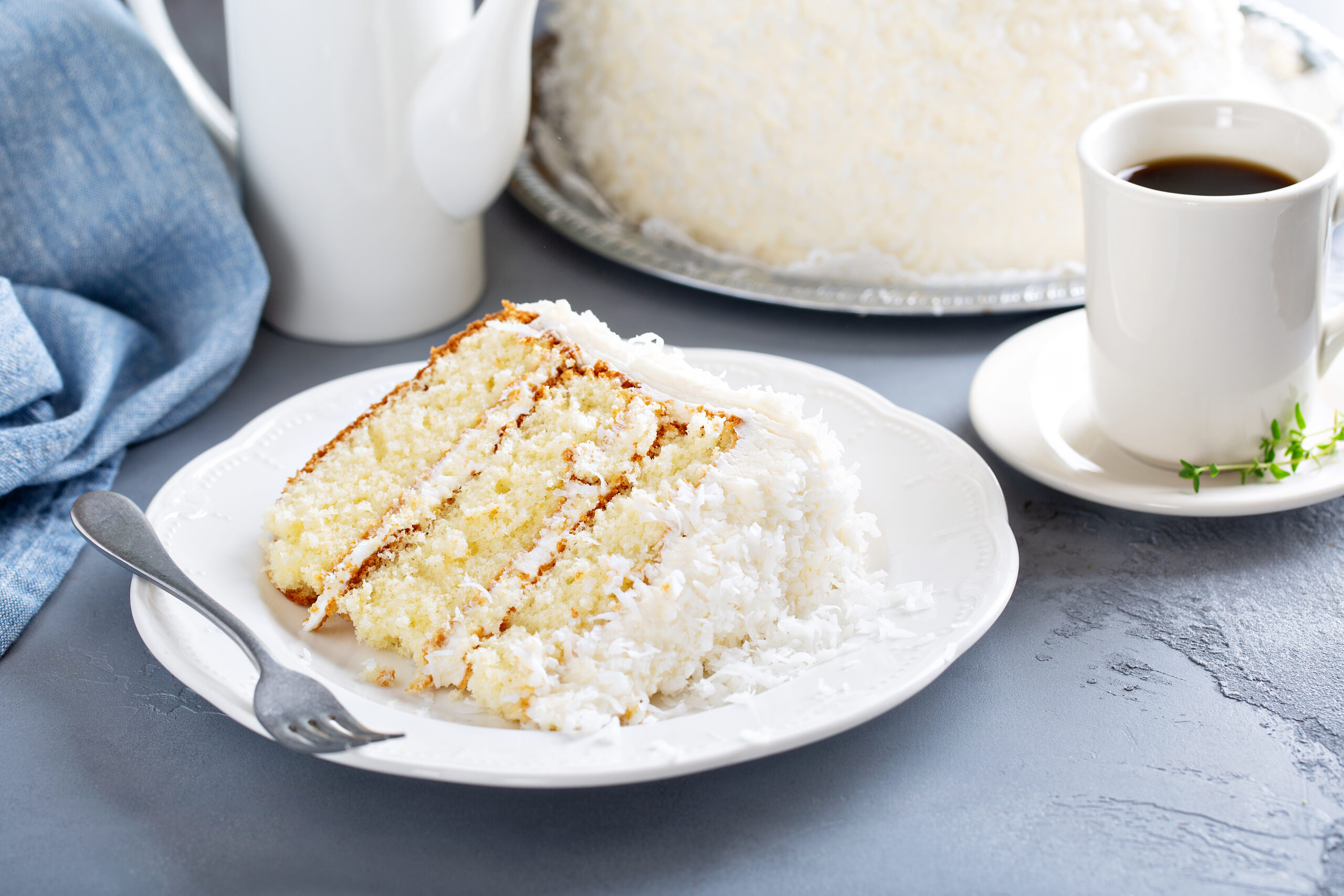 Coconut layer cake