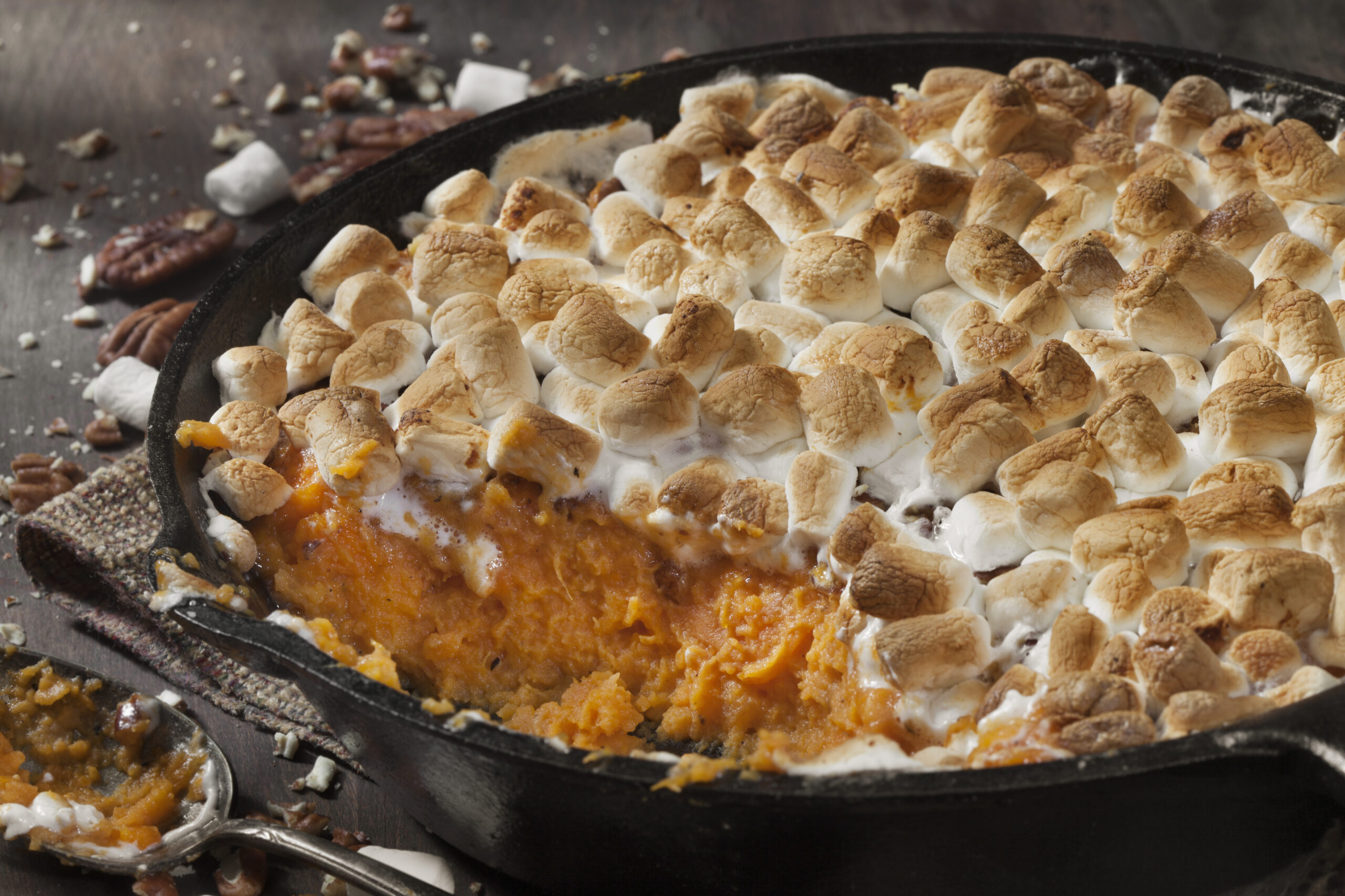 Sweet Potato Casserole with Marshmallows