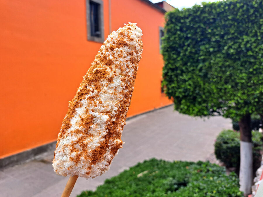 Corn cob and Mexican Elote