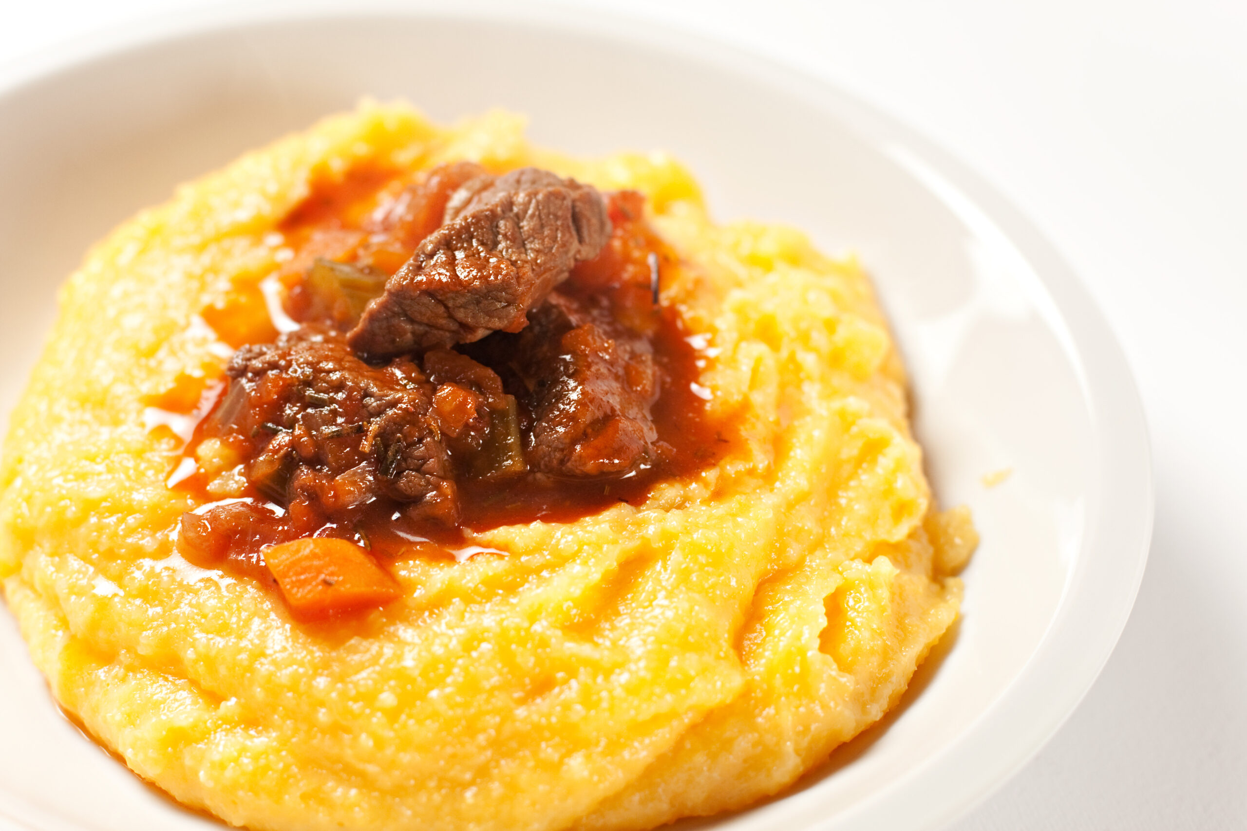 Polenta and stew