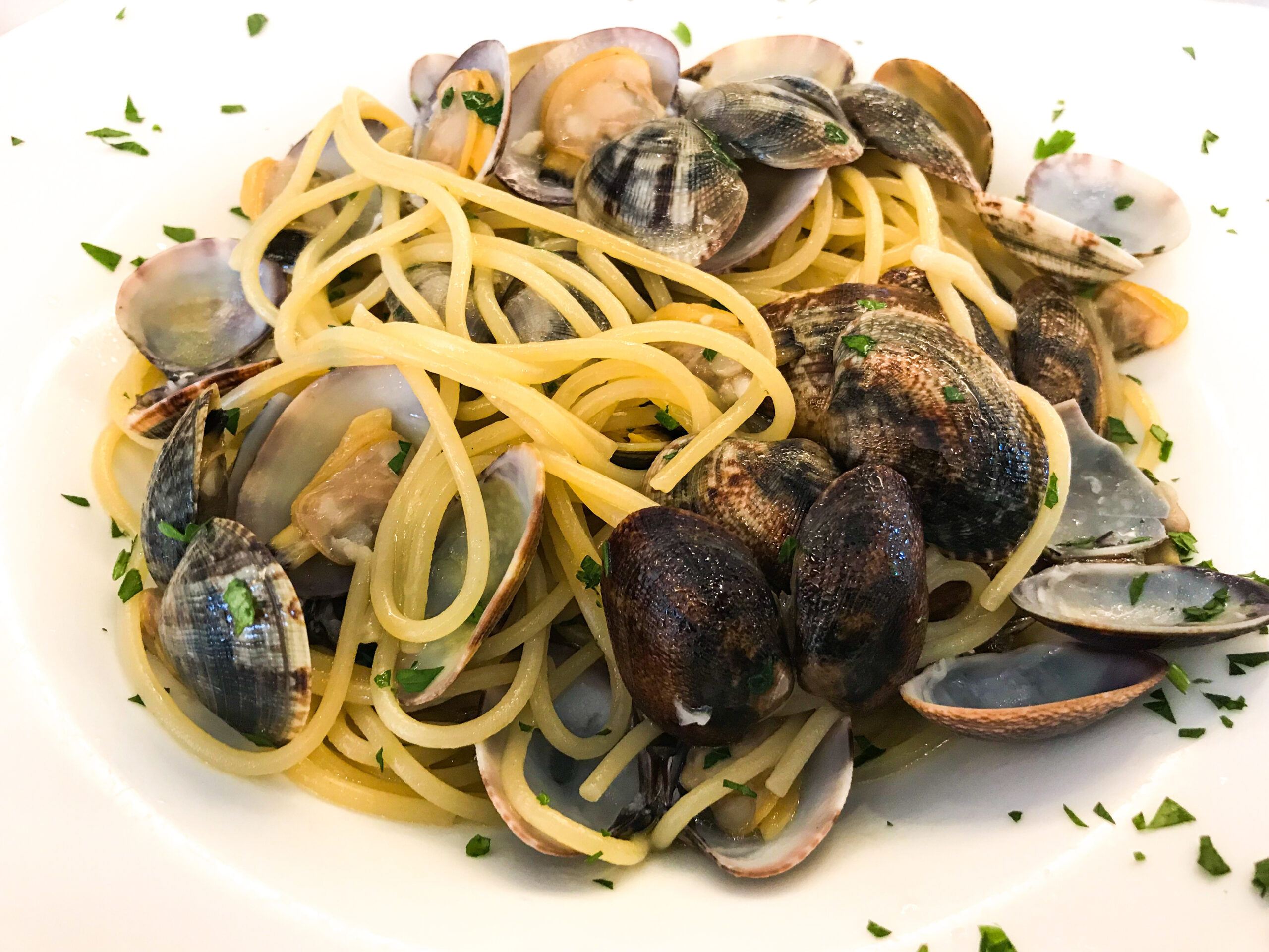 Spaghetti with clams