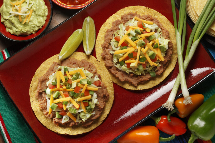 two tostadas