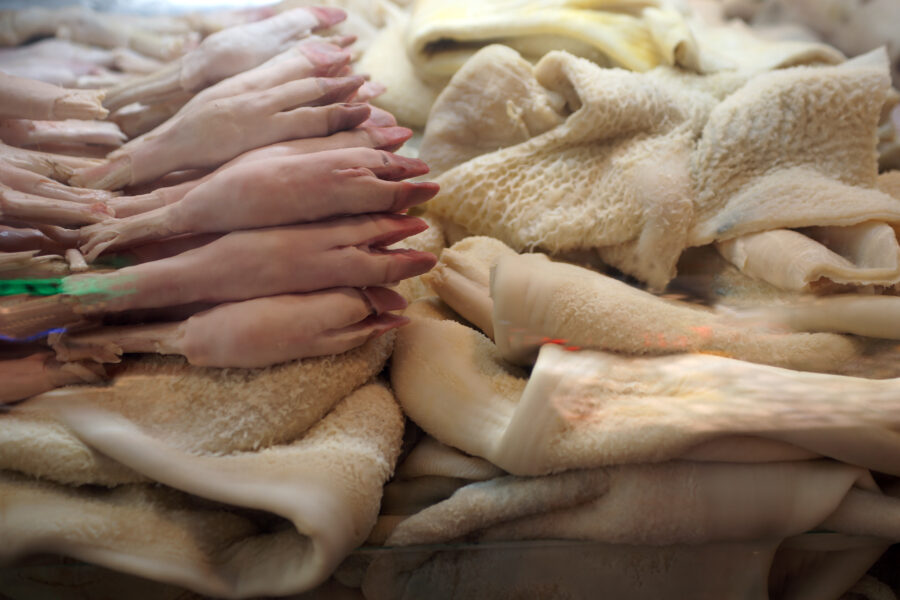 beef tripe and mutton feet for soup