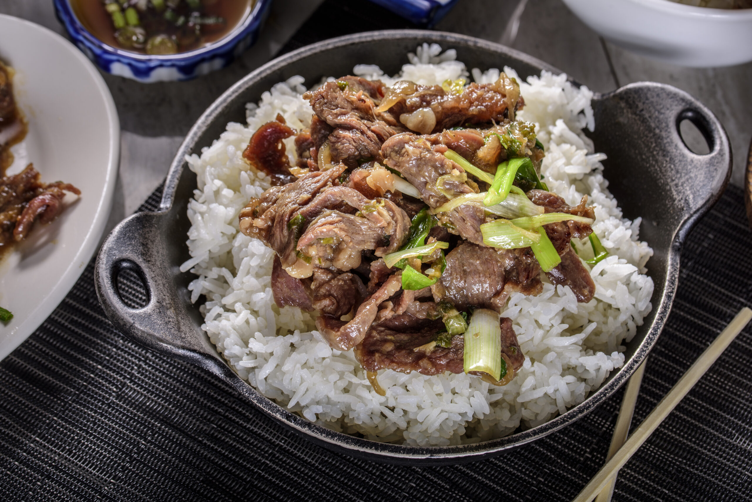 Bulgogi over steamed rice